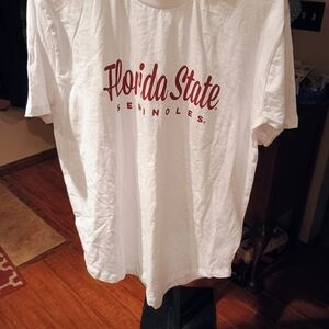 Florida State Seminoles White Short Sleeve Tee